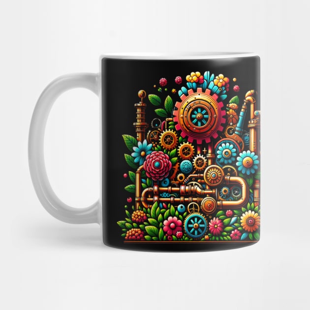 Steampunk Earth Day Garden by HolidayBug